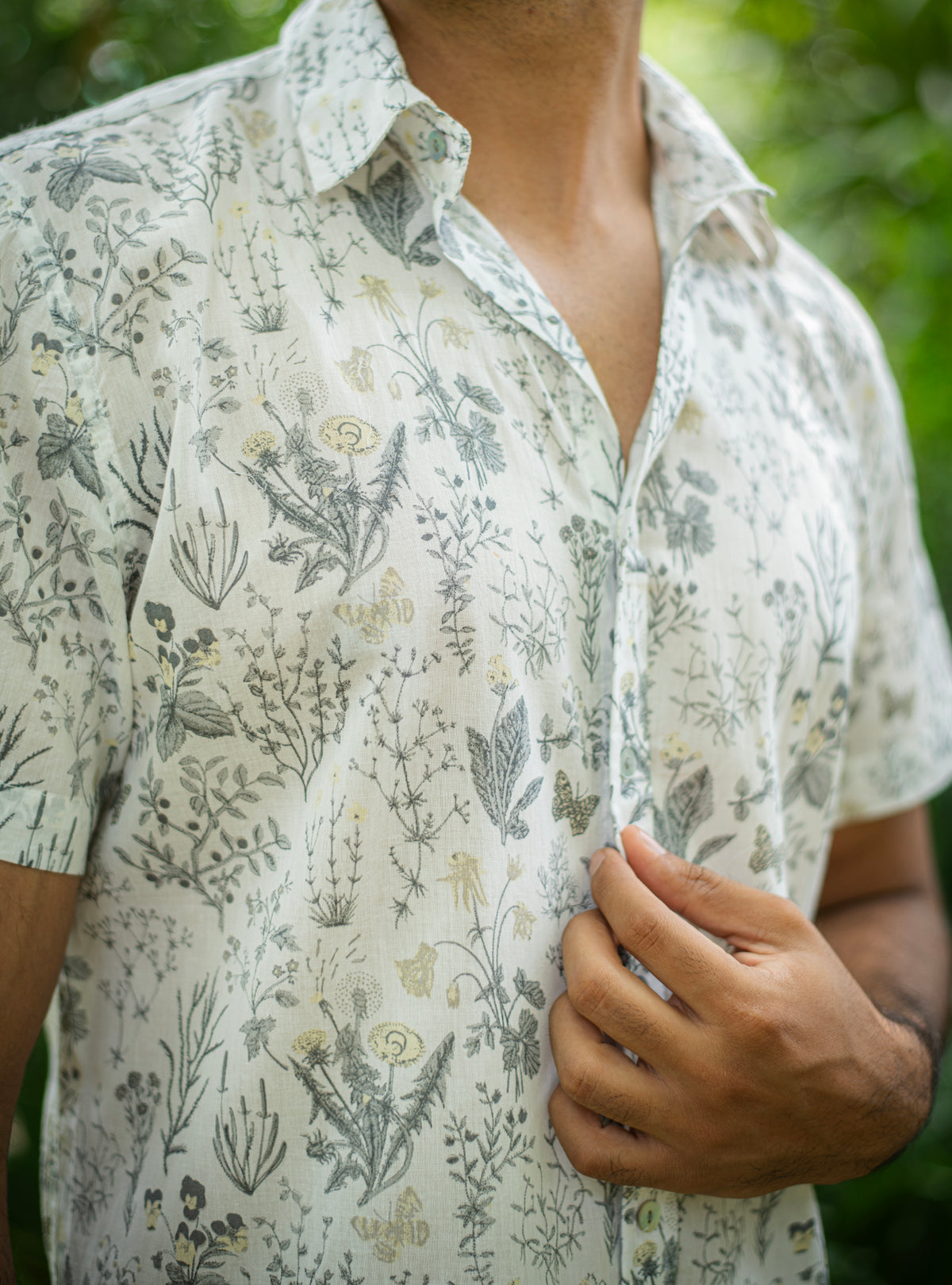 Hangout Shirt : Woodland Natural Voile