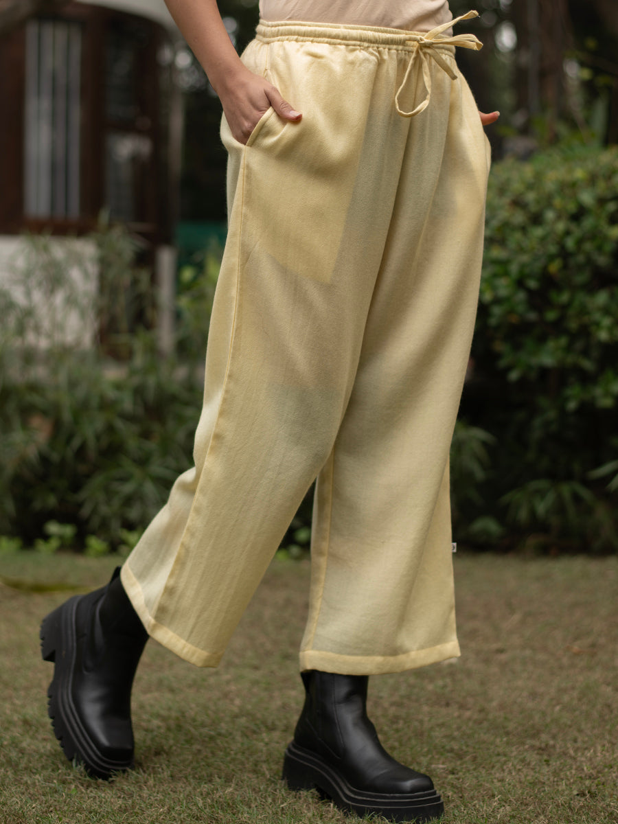 Solid House Pant : Hay Yellow