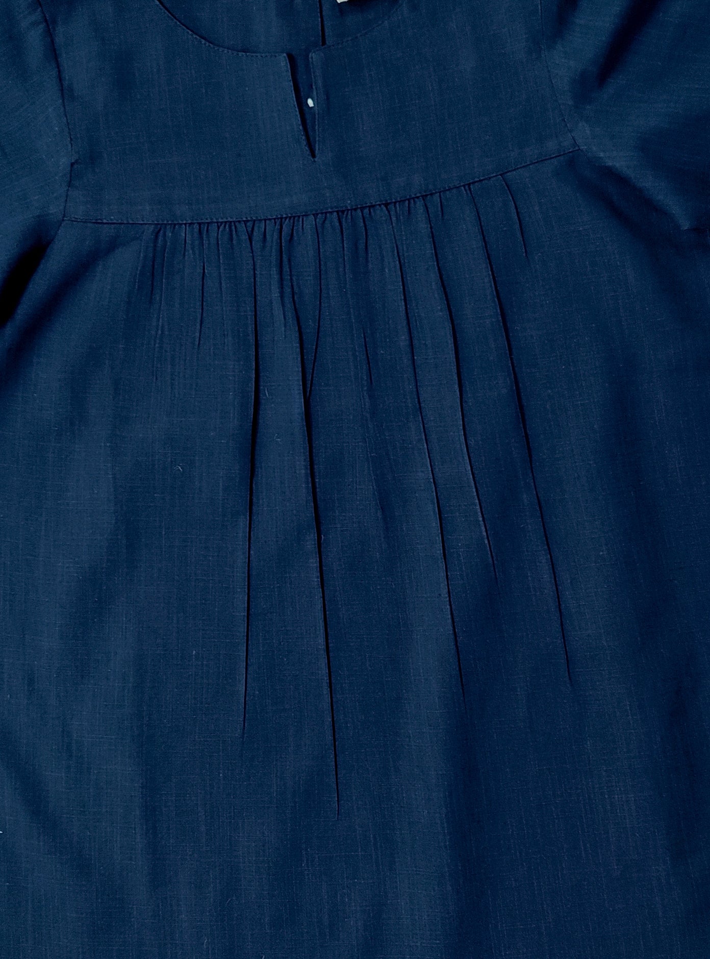 Solid Kids Claire Dress : Navy
