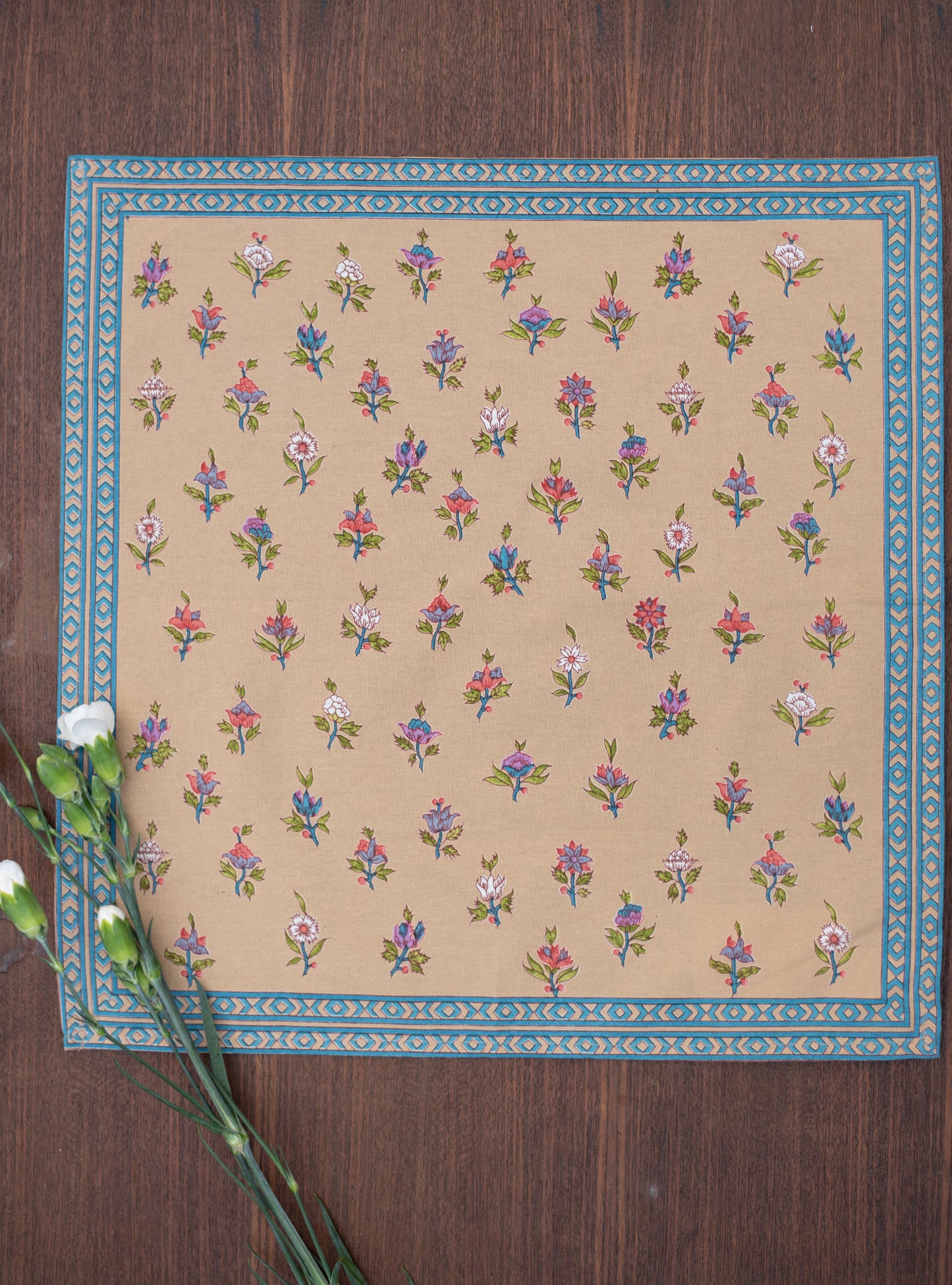 Printed Napkin : Eden Beige