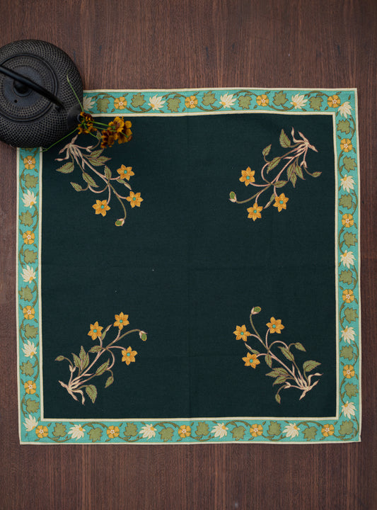 Printed Napkin Set of 2  : Garden Emerald