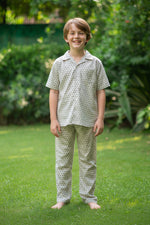 Kamal Booti  Angad PJ Set : Ivory