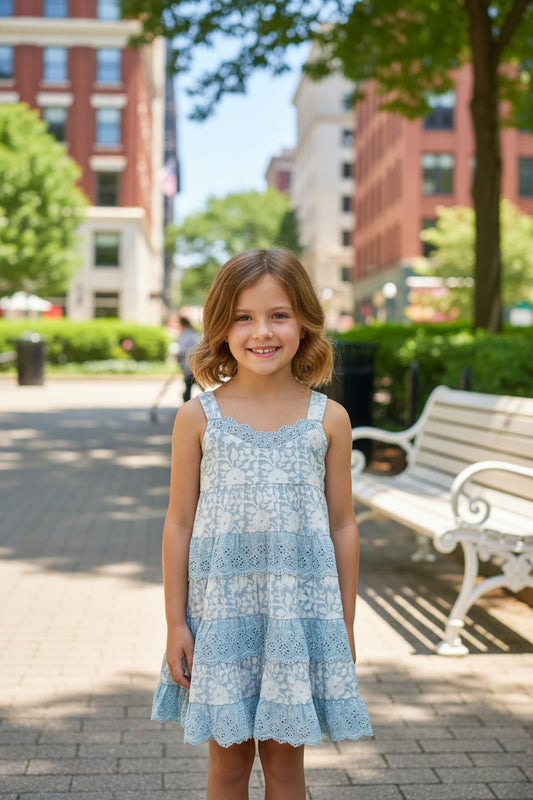 Kids Butterfly Dress : Camryn Celeste Voile