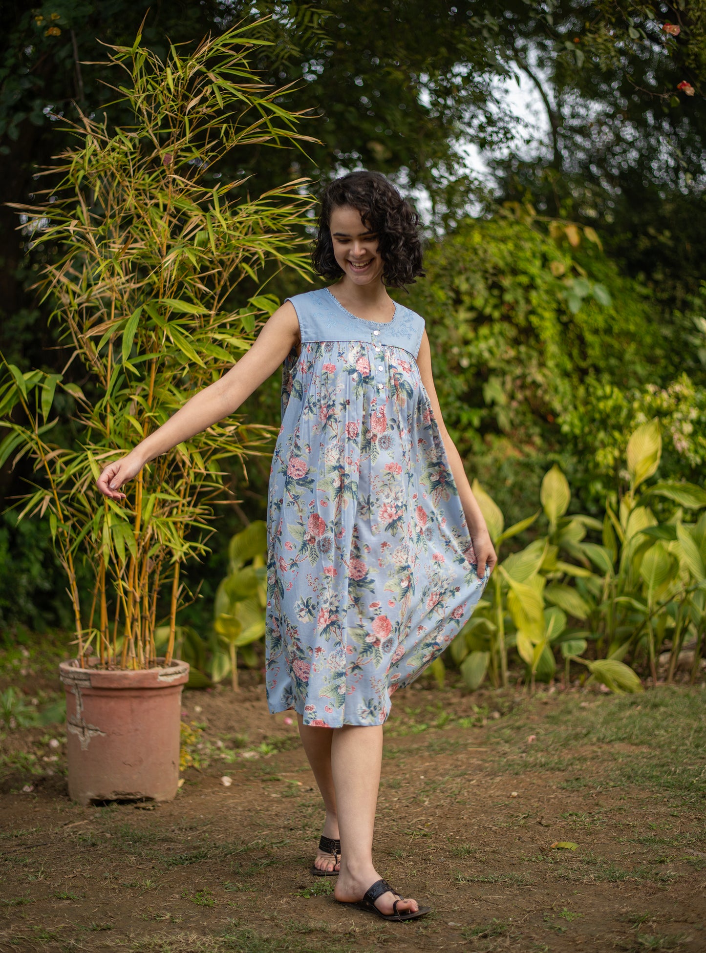Olivia Nighty  : Chelsea Chambray