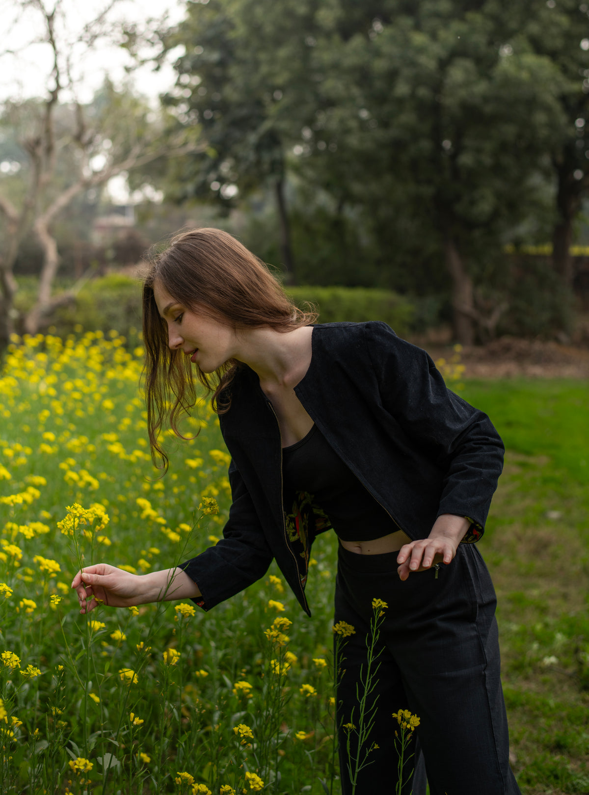 Lucy Jacket : Ibis Black Corduroy