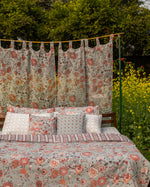 Printed Duvet Cover  : Malabar Celeste