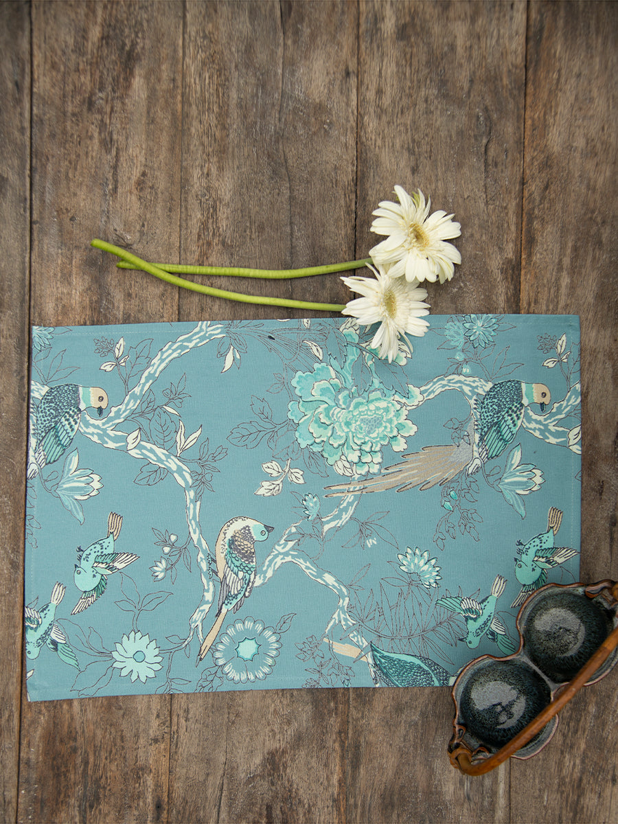 Printed Placemat Set of 2 :Bird Sky