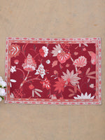Printed Placemat Set of 2 :Chandini Madder