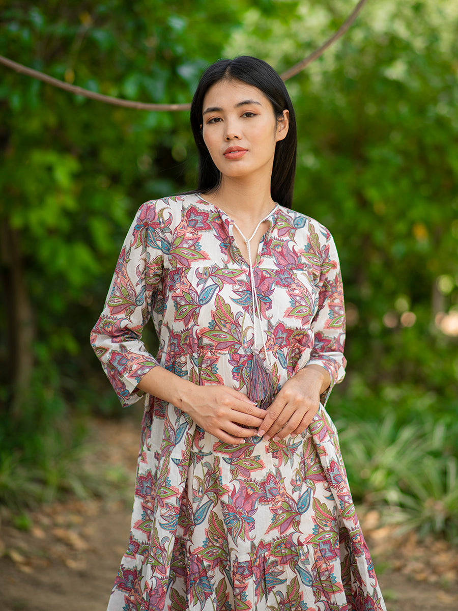 Patti Dress : Minks Cream