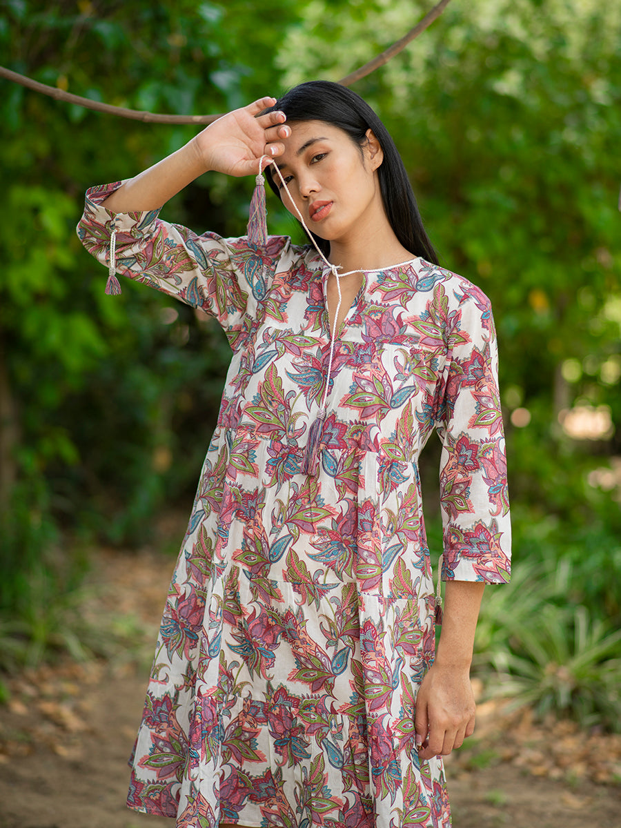 Patti Dress : Minks Cream