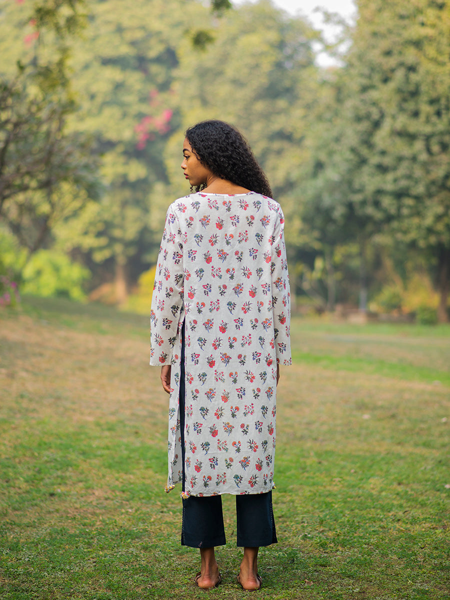 My Street Robe : Toile Cream Voile
