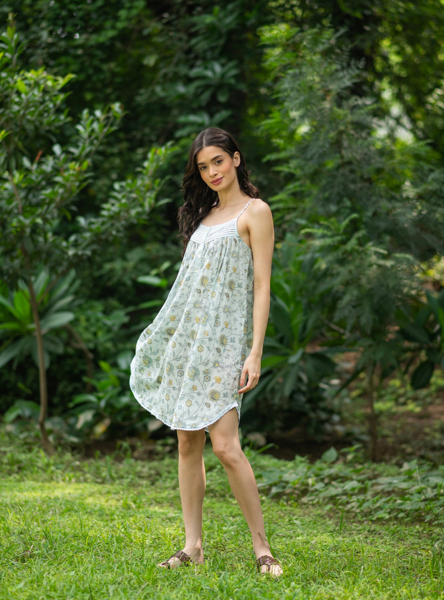 Olivia Nighty  : Swati Blue