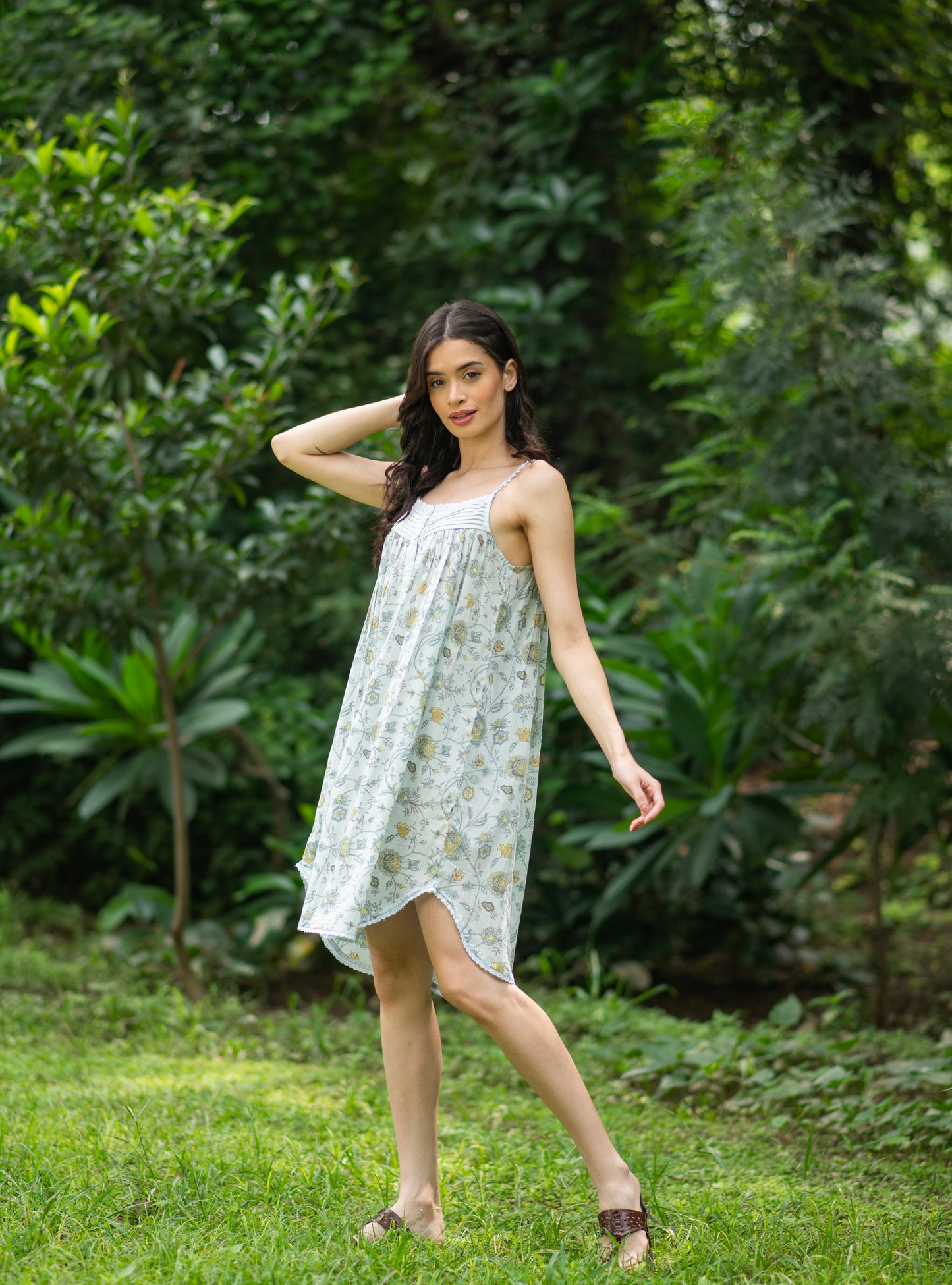 Olivia Nighty  : Swati Blue