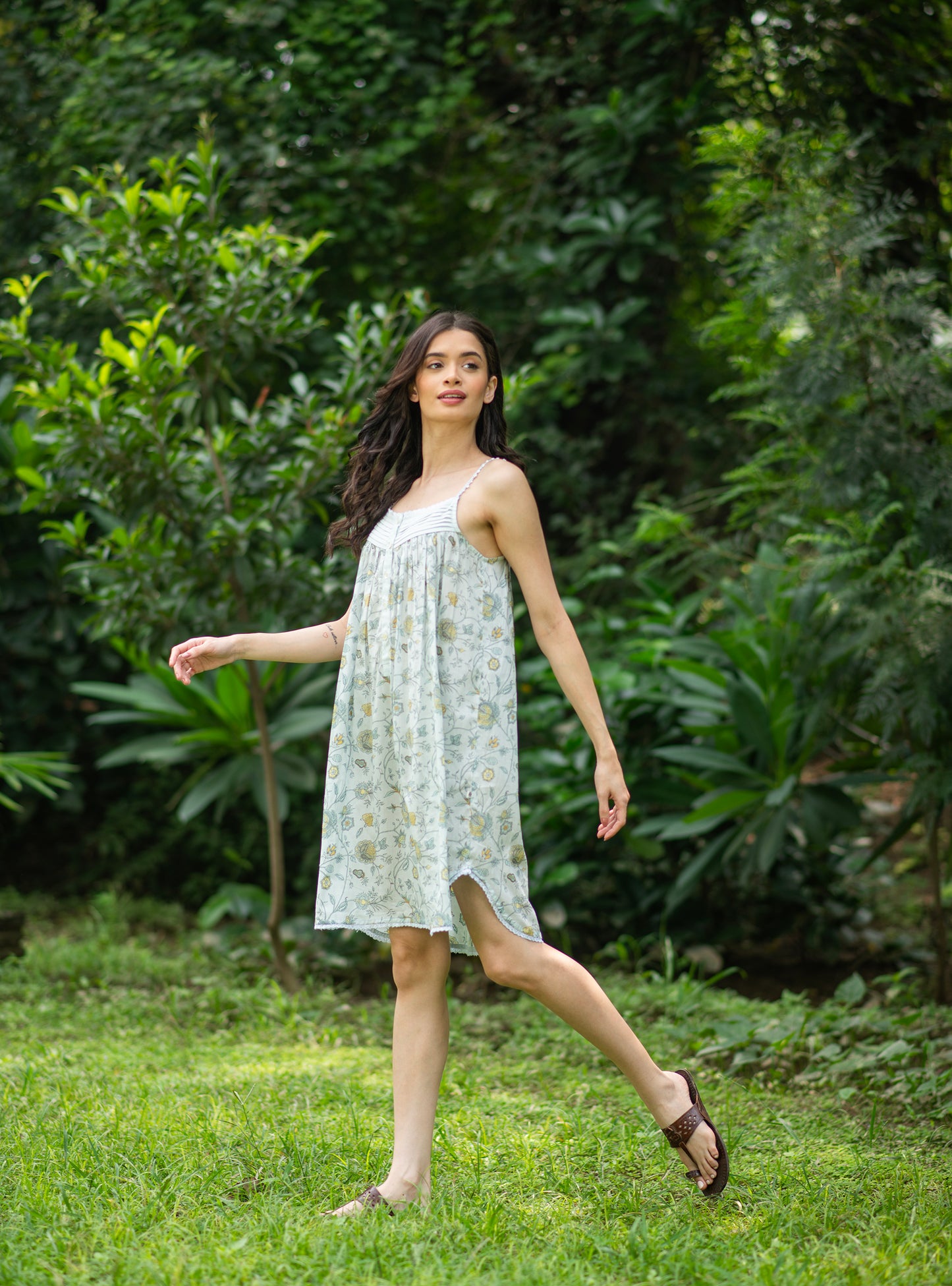 Olivia Nighty  : Swati Blue