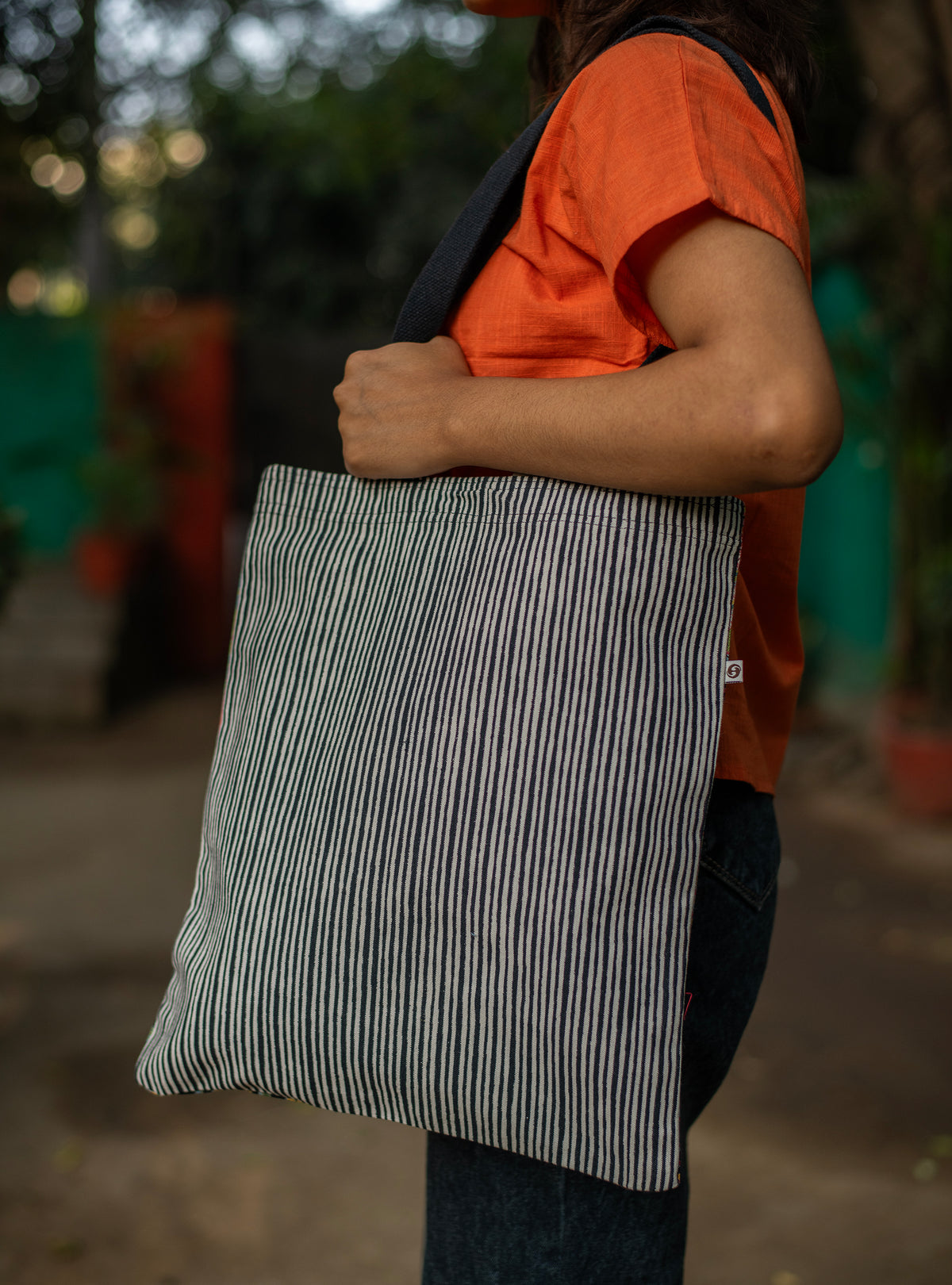 Palak Tote : Recoco Multi Duck Canvas