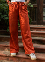 Patch Pocket Pant : Solid Paprika Hearing Wool