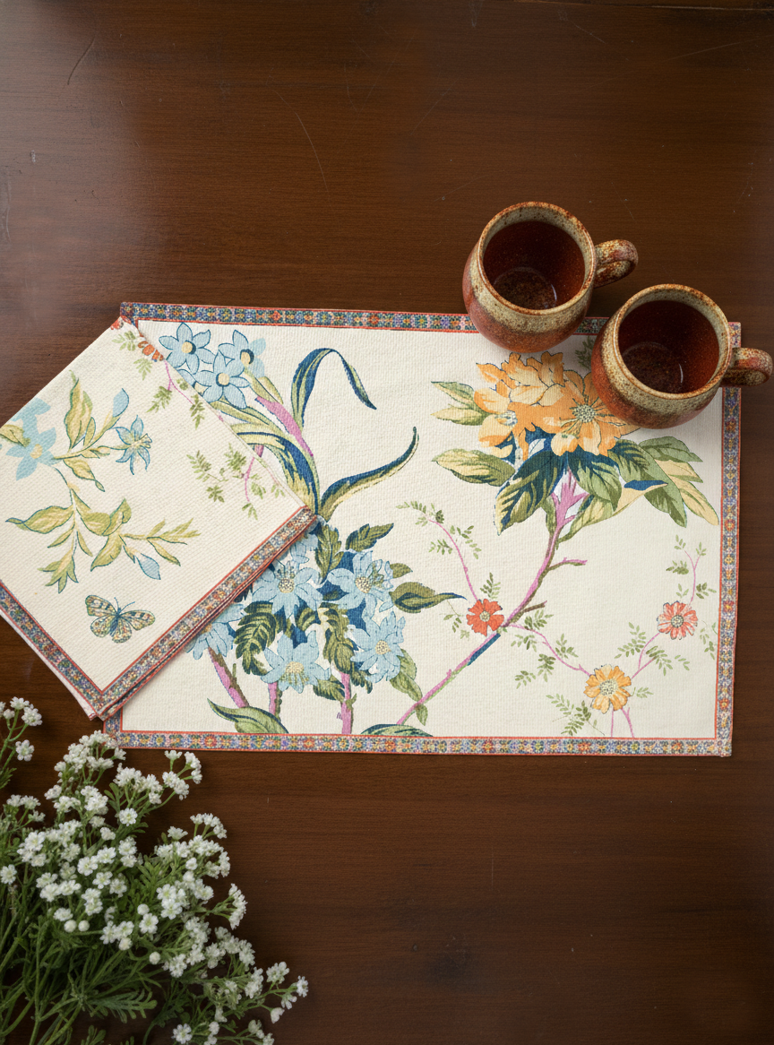 Placemat Corsica : Country Cream Floral