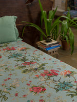 Printed Bed Cover  : Sardinia Sky