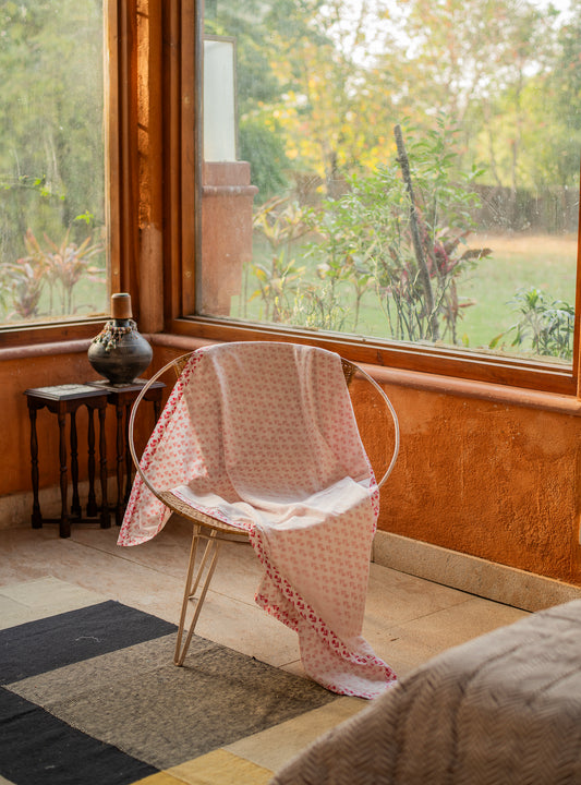 Mehrine Classic Summer Blanket : Pink