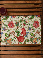 Printed Mat Set of 2 : Sequoia Cream Canvas