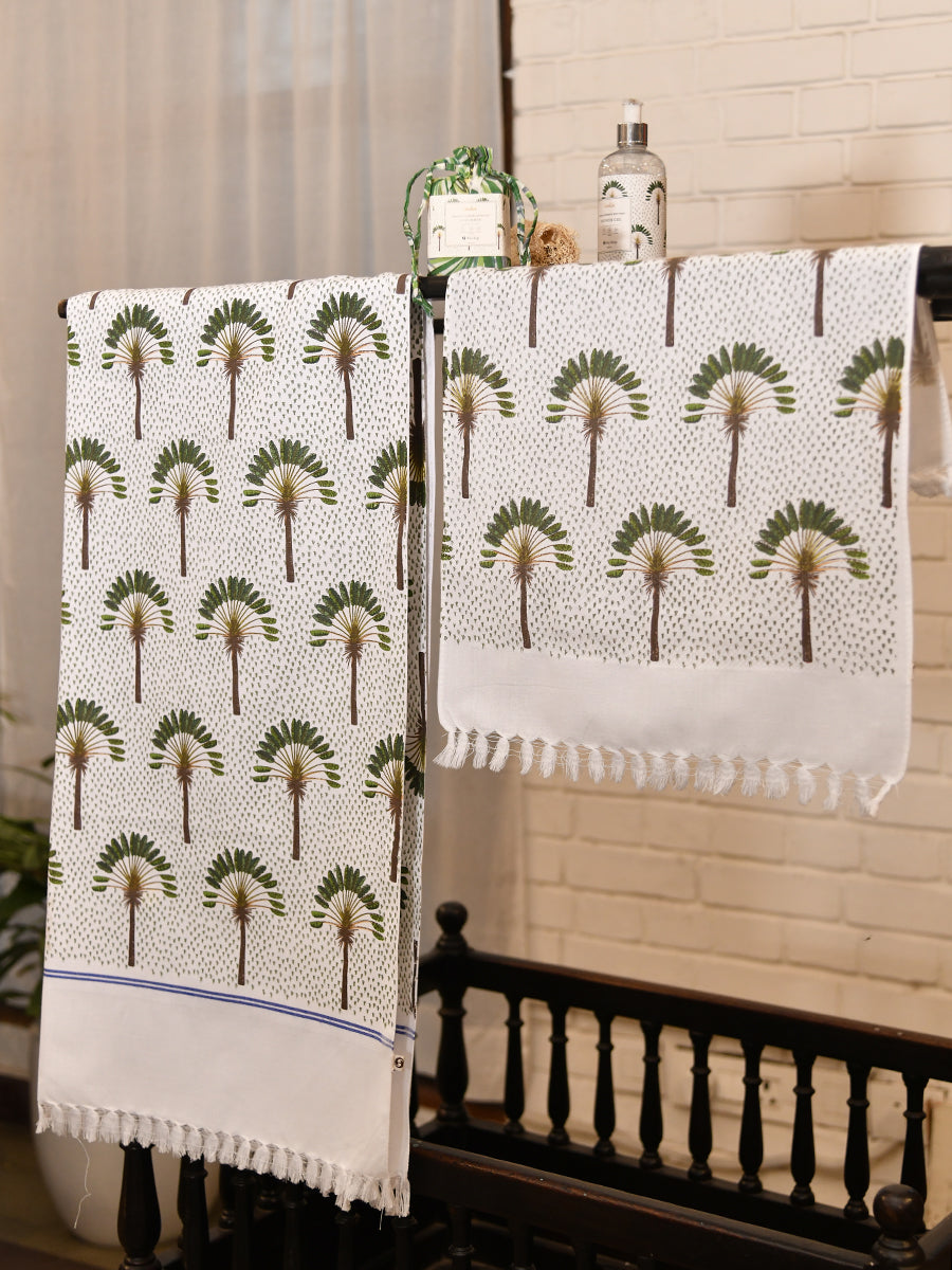 Kerala Hand Towel : Banana Country