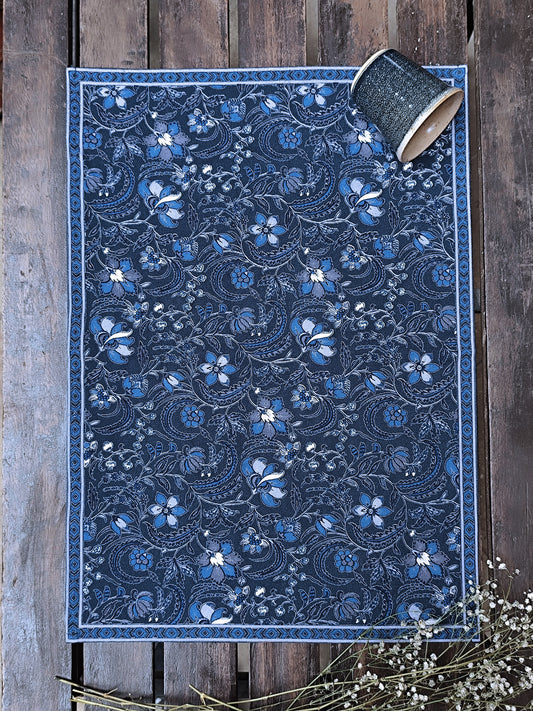 Pulicat Printed Placemat Set of 2 : Indigo