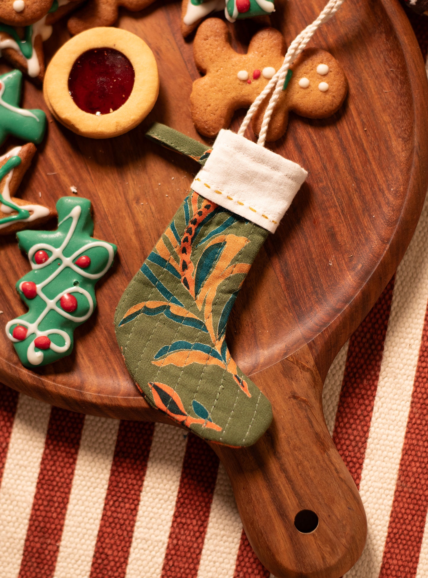 Quilted Stocking Hanging Single