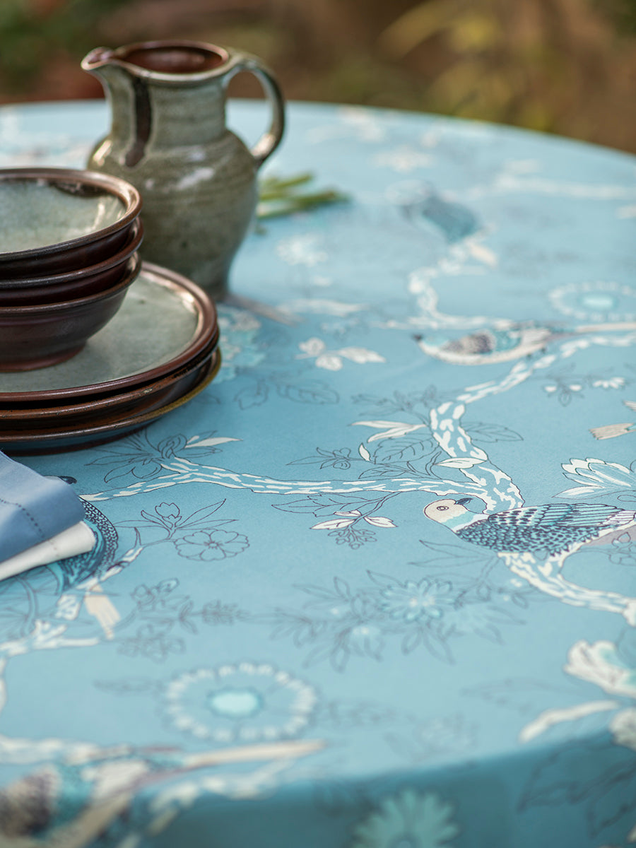 Printed Table Cloth : Bird Sky Sheeting