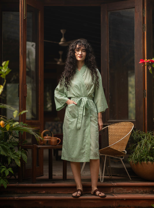 Robe : Scales Green Voile