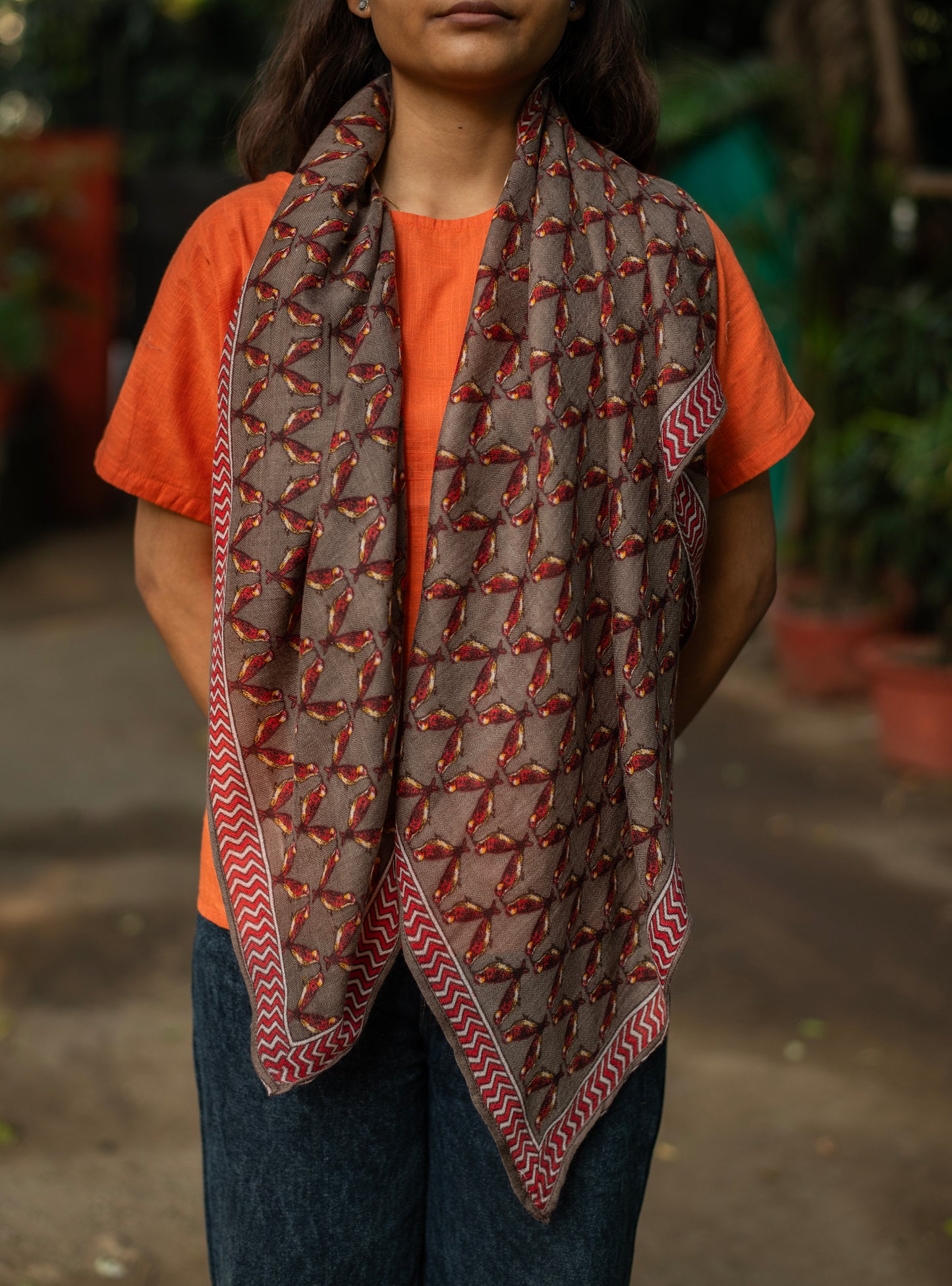 Scarf : Robin Acron Fine Wool & Silk