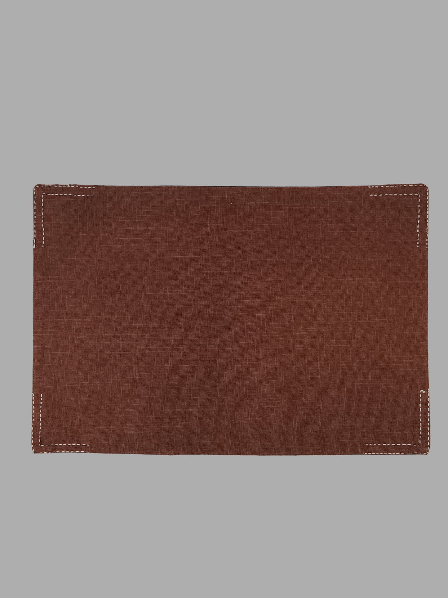 Solid Mat Reversible Set of 2 : Samarkand Beige Textured