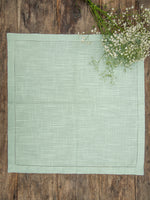 Solid Napkin Set of 2 - Beading :Celadon Sheeting