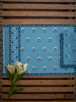 Printed Placemat Set of 2 : Sophia Blue Canvas