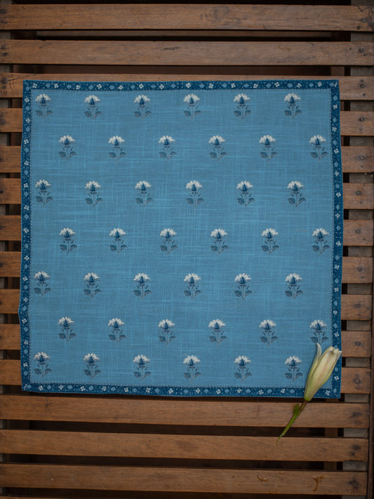 Printed Napkin Set of 2 : Sophia	Blue Textured