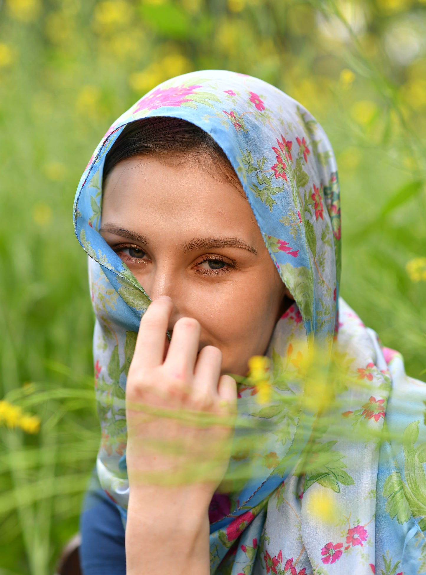 Stole Corsica	Gogo : Sapphire Tabby Silk