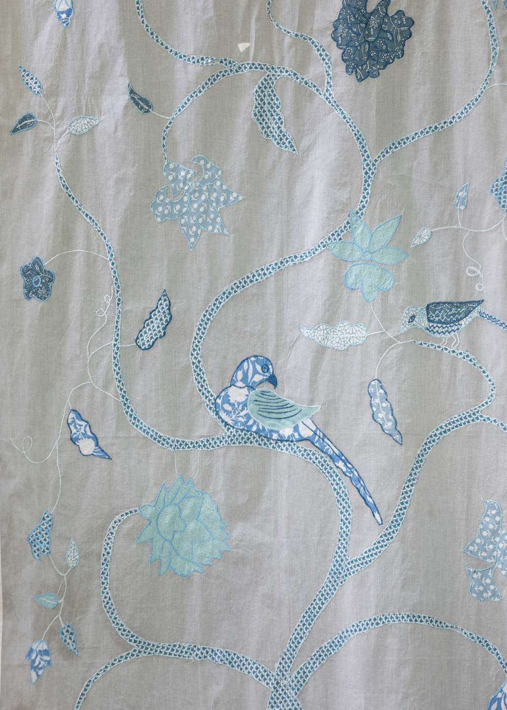 Applique Curtain:  Tree of Life Sky