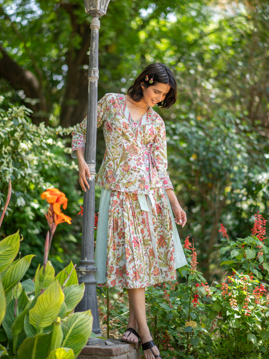 Joelle Skirt :  Hawaii  Ice Voile