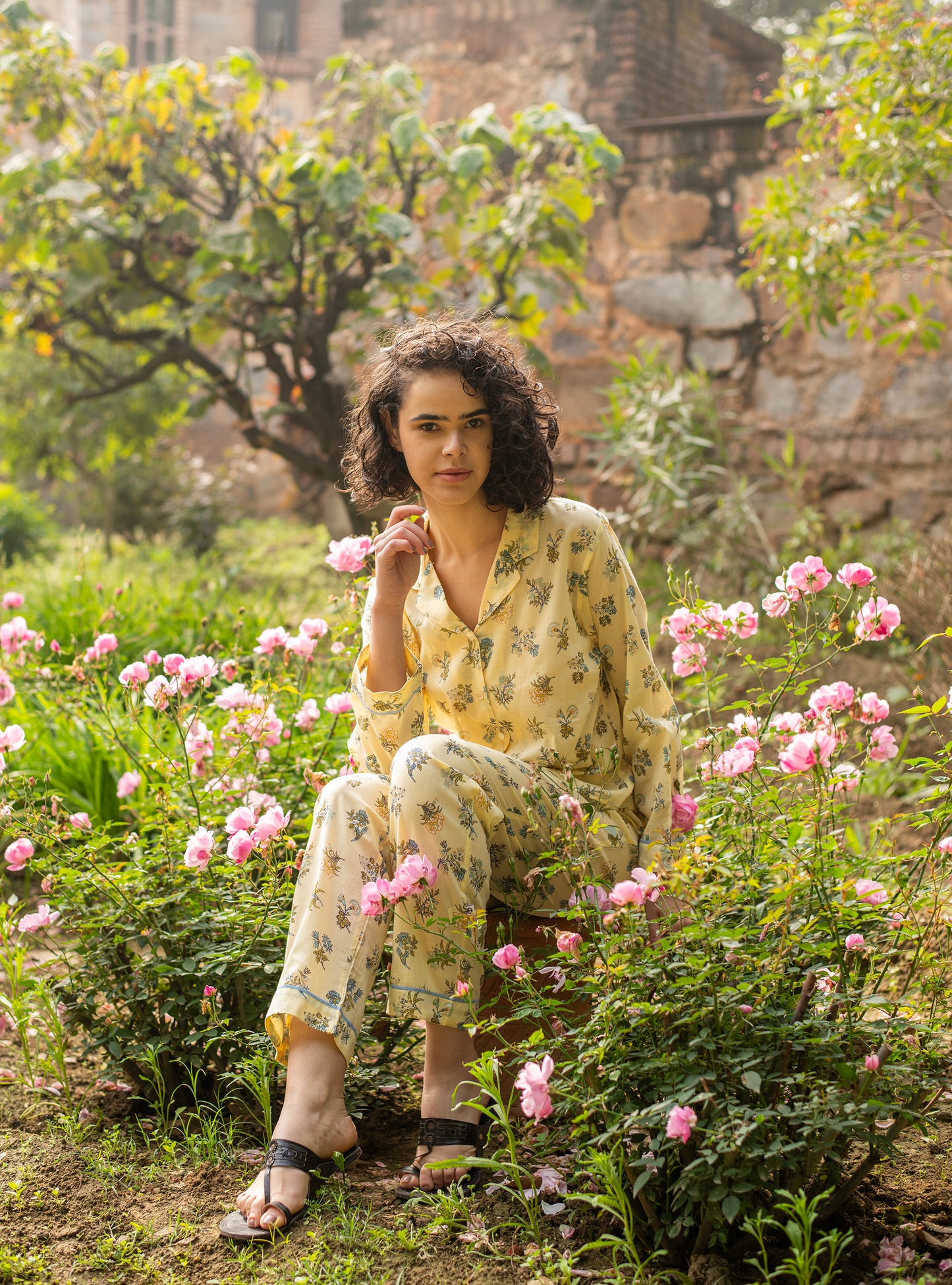 Vanessa PJ Set  : Toile Butter