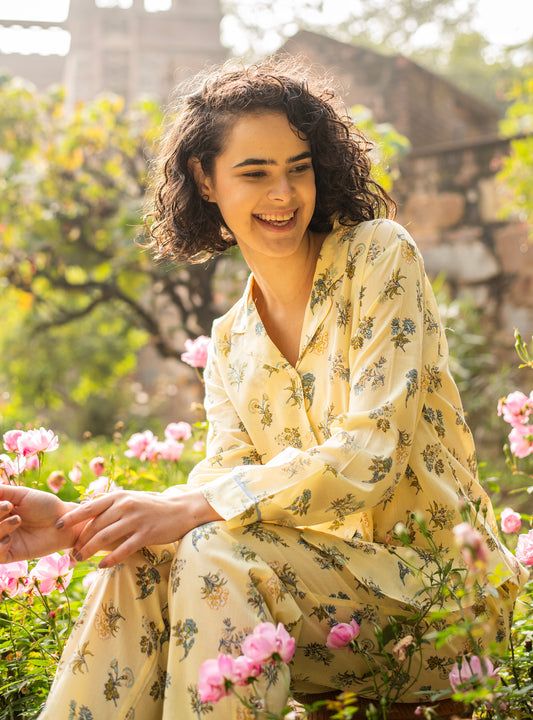 Vanessa PJ Set  : Toile Butter