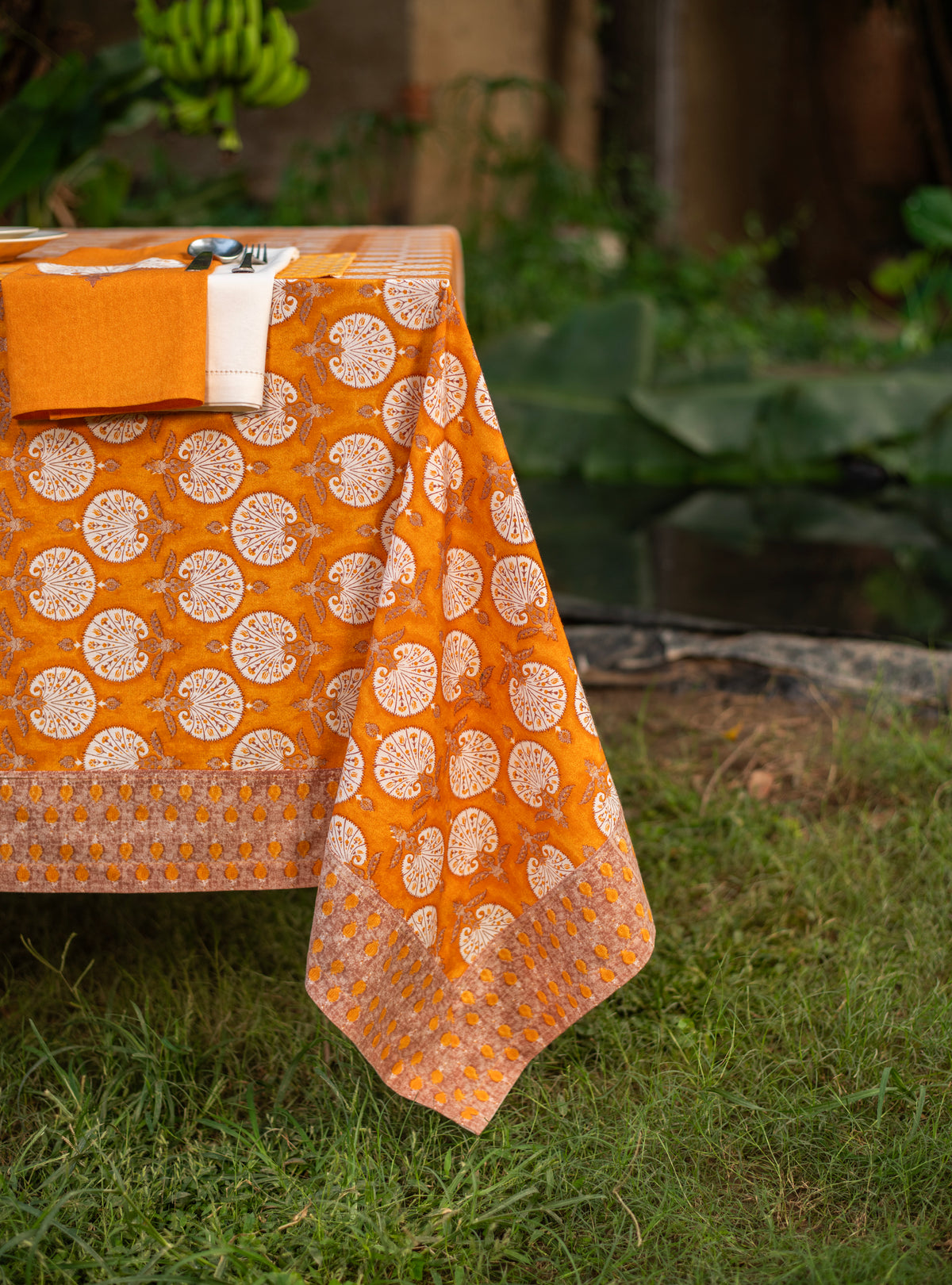 Printed Table Cloth : Shahi Masturd Sheeting