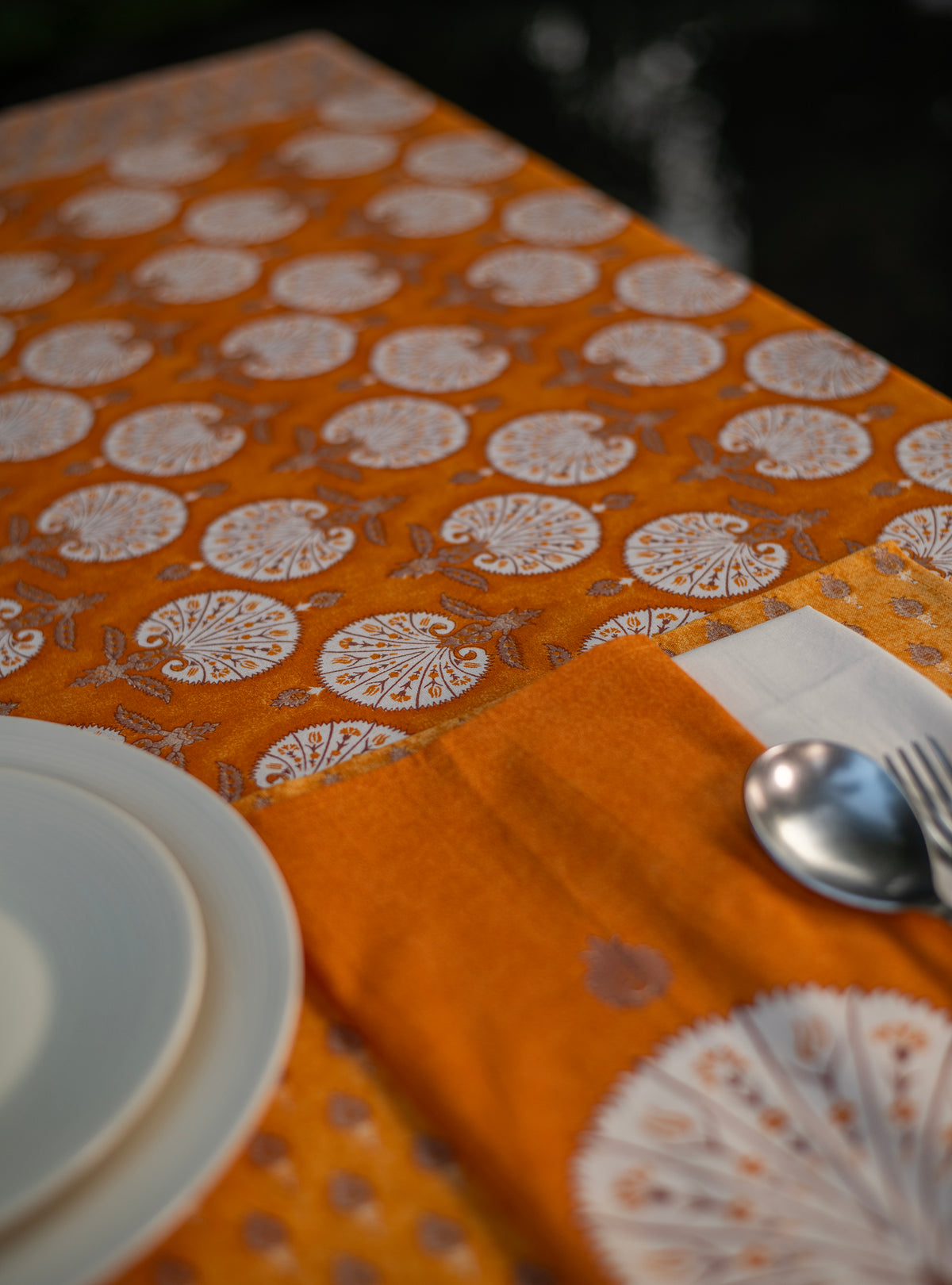Printed Table Cloth : Shahi Masturd Sheeting