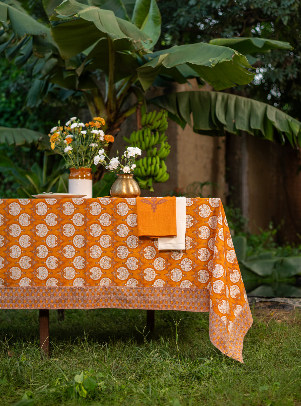 Printed Table Cloth : Shahi Masturd Sheeting