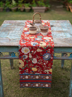 Printed Runner  : Malabar Rust
