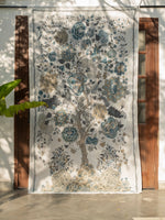 Curtain : Tree Of Life Ocean Voile