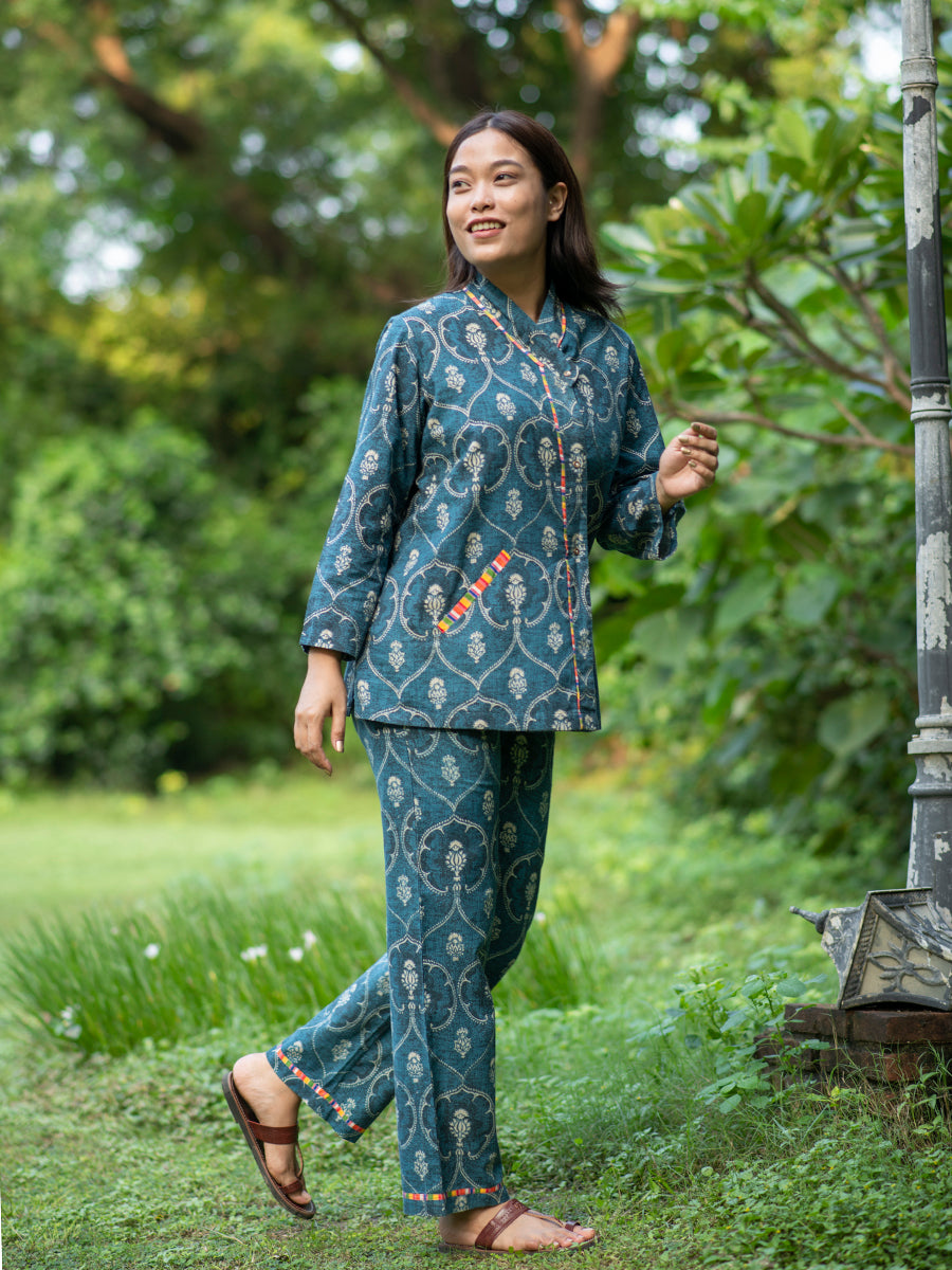 Ujbeki Top : Amin Navy Slub