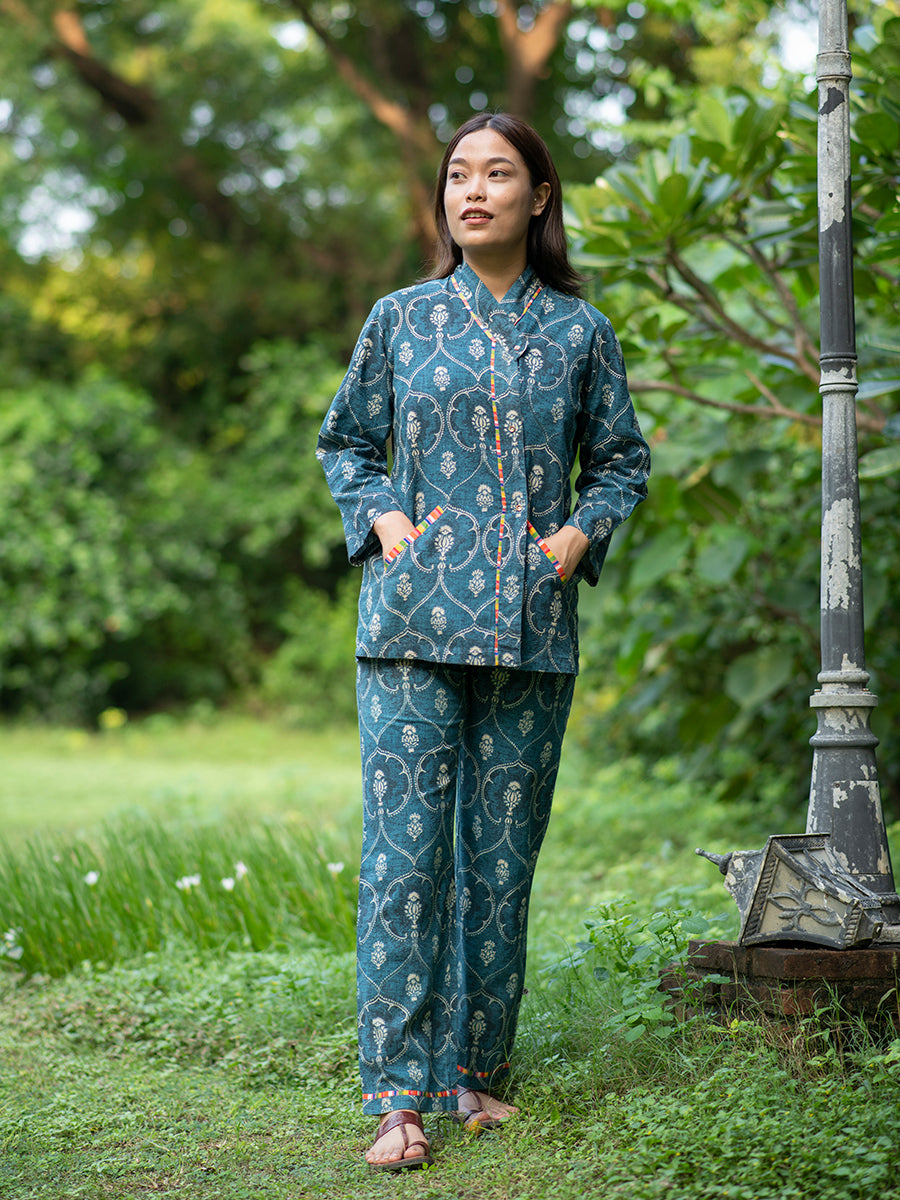 Ujbeki Top : Amin Navy Slub