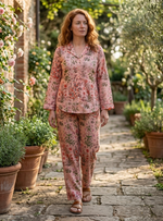 Vanessa PJ Set : Garden Blush Voile