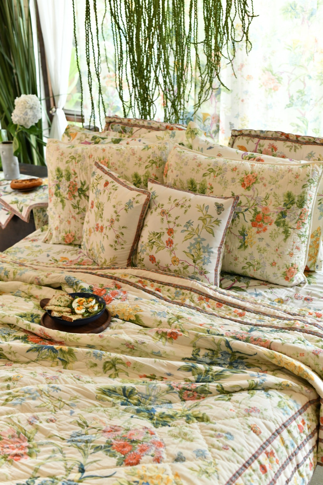 Printed Pillow Cover Reversible  : Corsica Country