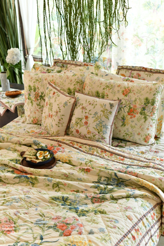 Printed Pillow Cover Reversible  : Corsica Country