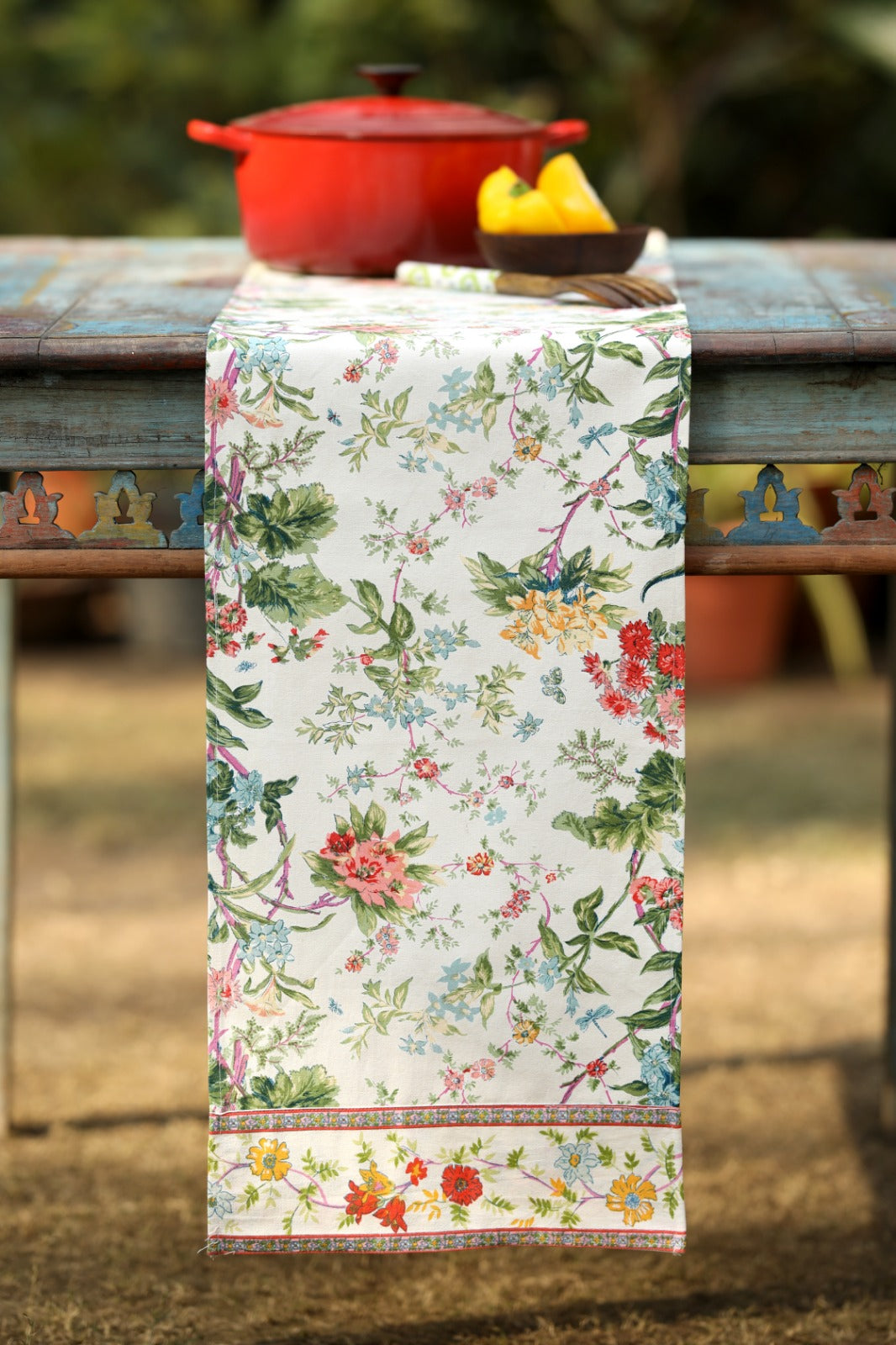 Printed Runner : Corsica Country Canvas